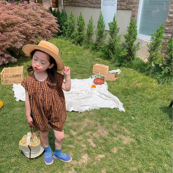 jumpsuits 2021 girls boys plaid overalls summer cotton fashion kids pants 2-7t co78, Blue
jumpsuits 2021 girls boys plaid overalls summer cotton fashion kids pants 2-7t co78, Blue