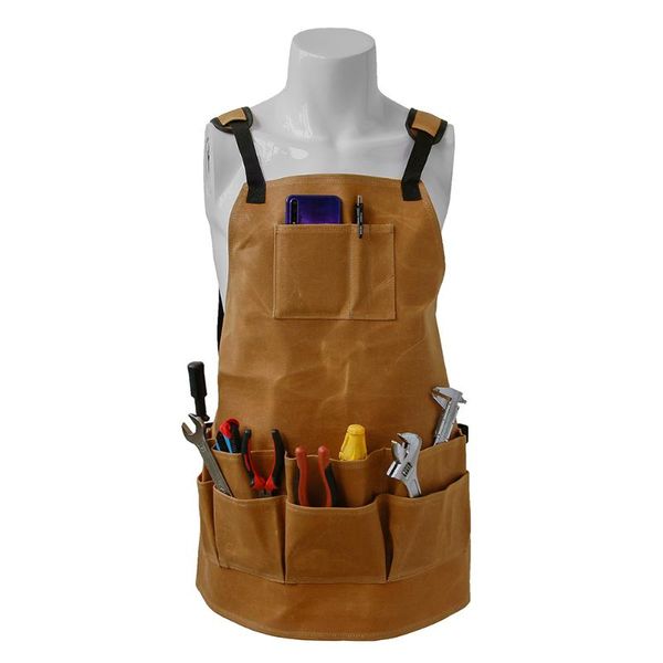 aprons hardware parts tools wax canvas apron garden multi-purpose pocket electrician repair work clothes high quality
aprons hardware parts tools wax canvas apron garden multi-purpose pocket electrician repair work clothes high quality