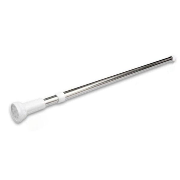 household spring loaded rail adjustable voile pole curtain rod accessories shower tension extendable stainless steel curtains
household spring loaded rail adjustable voile pole curtain rod accessories shower tension extendable stainless steel curtains