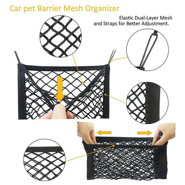 car organizer net goods storage seat back stowing tidying mesh in trunk bag network interior accessories universal black
car organizer net goods storage seat back stowing tidying mesh in trunk bag network interior accessories universal black