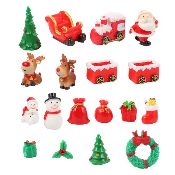 decorative objects & figurines 18pcs micro-landscape adornments durable useful delicate xmas mini craft for house home
decorative objects & figurines 18pcs micro-landscape adornments durable useful delicate xmas mini craft for house home