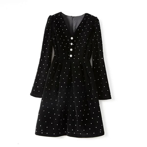 dress black deep v dress women velvet diamonds long sleeve female party dresses, Black;gray
dress black deep v dress women velvet diamonds long sleeve female party dresses, Black;gray