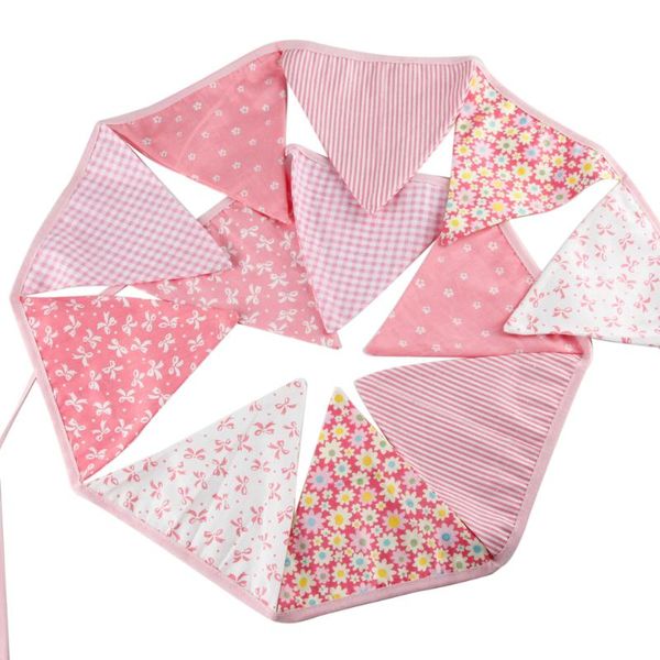 creative 12 flags 3.2m pink cotton fabric bunting pennant flag banner garland wedding/birthday/baby show party decoration
creative 12 flags 3.2m pink cotton fabric bunting pennant flag banner garland wedding/birthday/baby show party decoration