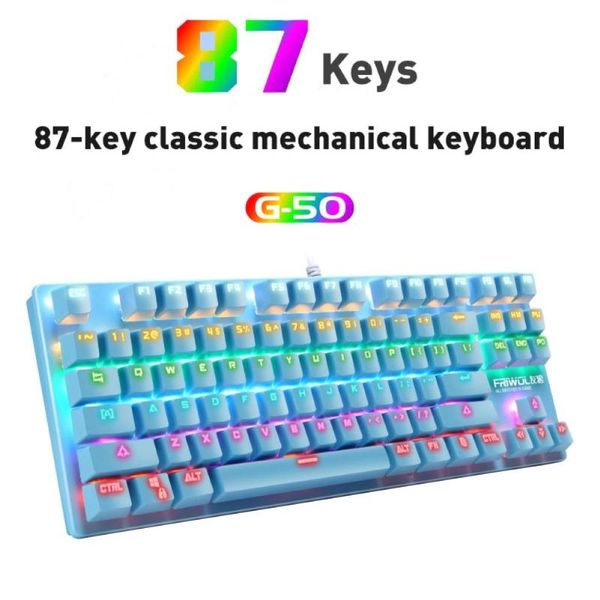 wired keyboard green axis colorful rgb light gaming mechanical for computers replacement keyboards
wired keyboard green axis colorful rgb light gaming mechanical for computers replacement keyboards