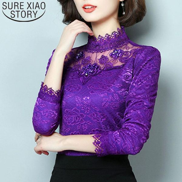 autumn fashion women and blouses casual lace solid long sleeve stand collar clothing 5661 50 women's & shirts, White
autumn fashion women and blouses casual lace solid long sleeve stand collar clothing 5661 50 women's & shirts, White