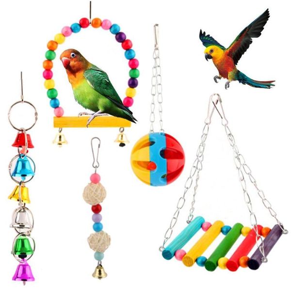 other bird supplies 5pcs rattan ball swing bell perch parrot play toy pet cage hanging decor
other bird supplies 5pcs rattan ball swing bell perch parrot play toy pet cage hanging decor