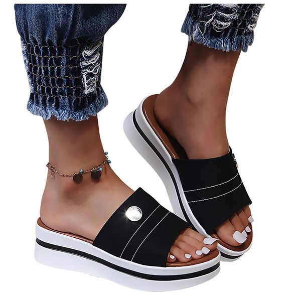 sandals summer women wedge platform flip flops soft comfortable casual shoes outdoor beach slippers ladies 2021, Black
sandals summer women wedge platform flip flops soft comfortable casual shoes outdoor beach slippers ladies 2021, Black