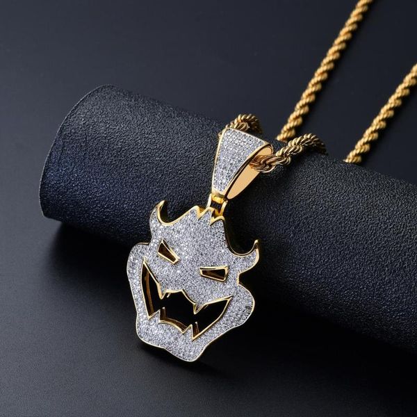 hip hop women jewelry vampire mask pendant cubic zirconia gold necklace iced out for men gift necklaces, Silver
hip hop women jewelry vampire mask pendant cubic zirconia gold necklace iced out for men gift necklaces, Silver
