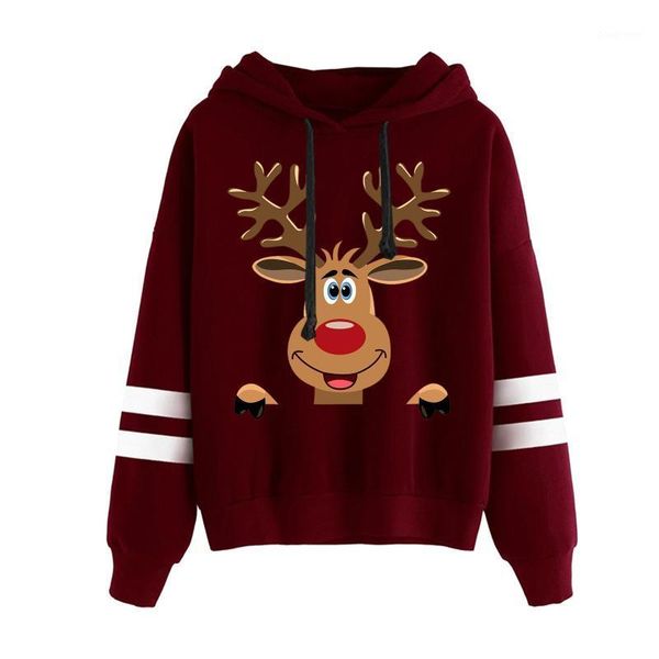 women's hoodies & sweatshirts 2021 christmas elk print hoodie harajuku hooded long sleeve sweatshirt casual pullover, Black
women's hoodies & sweatshirts 2021 christmas elk print hoodie harajuku hooded long sleeve sweatshirt casual pullover, Black