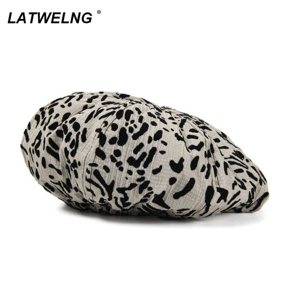 berets fashion cow dot beret for women ins ladies black french hats wholesale, Blue;gray
berets fashion cow dot beret for women ins ladies black french hats wholesale, Blue;gray