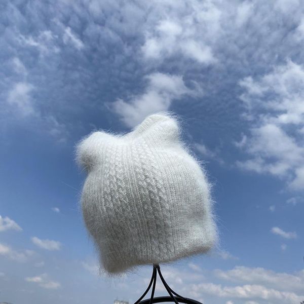 beanie/skull caps winter angora rabbits hat keep warm knitting cat ear cute leisure lady beanies cap men women cool, Blue;gray
beanie/skull caps winter angora rabbits hat keep warm knitting cat ear cute leisure lady beanies cap men women cool, Blue;gray