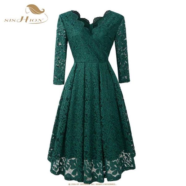 casual dresses sishion long sleeve dress ay8111 ladies cross v neck swing purple blue black green red elegant party lace, Black;gray
casual dresses sishion long sleeve dress ay8111 ladies cross v neck swing purple blue black green red elegant party lace, Black;gray