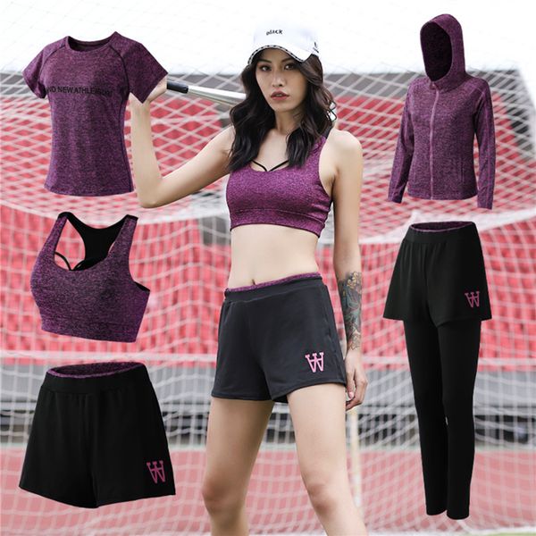 Home Gym Yoga Outfit Women Workout Clothes 5 Pieces Set Pack JSF06, Multi
Home Gym Yoga Outfit Women Workout Clothes 5 Pieces Set Pack JSF06, Multi