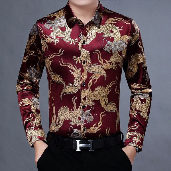 men's golden veet long sleeve spring autumn middle-aged and elderly loose large cloth dad printed shirt men's fashion, Black
men's golden veet long sleeve spring autumn middle-aged and elderly loose large cloth dad printed shirt men's fashion, Black