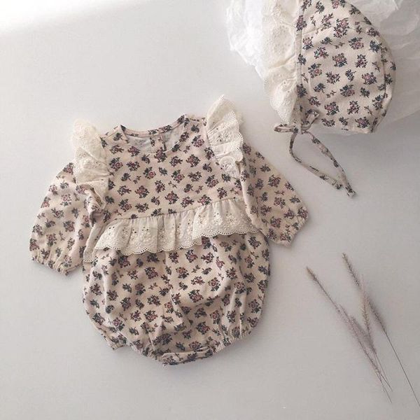 cute floral printed infant bodysuit autumn long sleeve cotton newborn girls jumpsuit with hat baby girl outfits 210413, White
cute floral printed infant bodysuit autumn long sleeve cotton newborn girls jumpsuit with hat baby girl outfits 210413, White