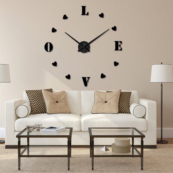 wall clocks quartz fashion watches 3d real big clock brushed mirror stickers diy living room decoration arrival
wall clocks quartz fashion watches 3d real big clock brushed mirror stickers diy living room decoration arrival