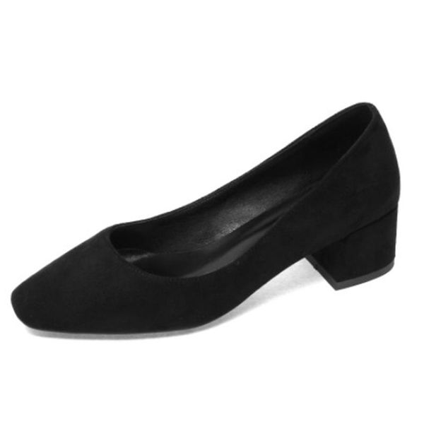 women pumps flock square heel shoes slip on toe spring autumn ladies casual party size 34-43 dress, Black
women pumps flock square heel shoes slip on toe spring autumn ladies casual party size 34-43 dress, Black