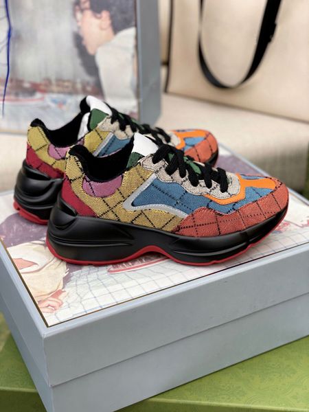 2021 designer rhyton sneakers casual shoes women men trainers vintage luxury chaussures ladies shoe fashion causal sneaker with box size 35-, Black
2021 designer rhyton sneakers casual shoes women men trainers vintage luxury chaussures ladies shoe fashion causal sneaker with box size 35-, Black