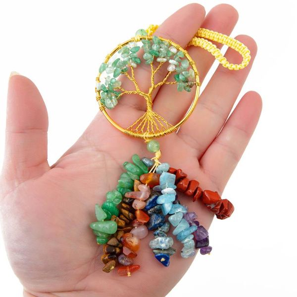 decorative objects & figurines 7 chakra quartz natural stone tree of life pendulum pendant necklace for women healing crystal necklaces pend
decorative objects & figurines 7 chakra quartz natural stone tree of life pendulum pendant necklace for women healing crystal necklaces pend
