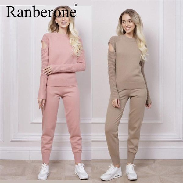 ranberone 2 piece sport suit female cold shoulder sweatshirt + casual pants outfits set fitness women's tracksuit womenswear gym clothi, White;black
ranberone 2 piece sport suit female cold shoulder sweatshirt + casual pants outfits set fitness women's tracksuit womenswear gym clothi, White;black