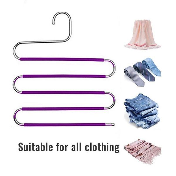hangers & racks 5 layers s shape multifunctional clothes pants storage cloth rack multilayer hanger 1pc
hangers & racks 5 layers s shape multifunctional clothes pants storage cloth rack multilayer hanger 1pc