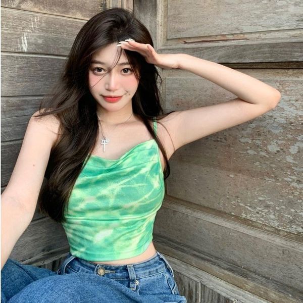 women's tanks & camis women summer vintage e girl lace-up backless green crop female streetwear vest 2021 spaghetti strap tank, White
women's tanks & camis women summer vintage e girl lace-up backless green crop female streetwear vest 2021 spaghetti strap tank, White