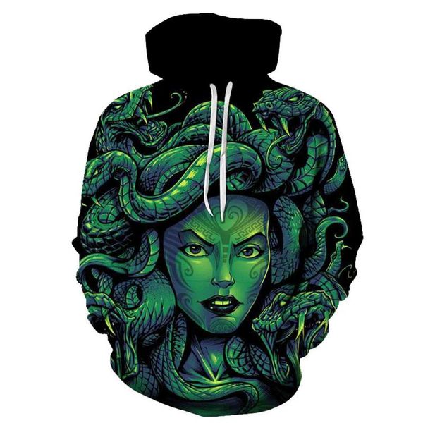 men's hoodies & sweatshirts horror 3d printing witch snake hoodie spring and autumn men's hooded sweater loose casual sweatshirt, Black
men's hoodies & sweatshirts horror 3d printing witch snake hoodie spring and autumn men's hooded sweater loose casual sweatshirt, Black