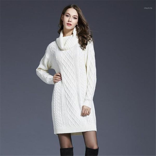 spring knitted dress women's large size 3xl high collar mini sweater fashion pullover ol office lady clothing casual dresses, Black;gray
spring knitted dress women's large size 3xl high collar mini sweater fashion pullover ol office lady clothing casual dresses, Black;gray