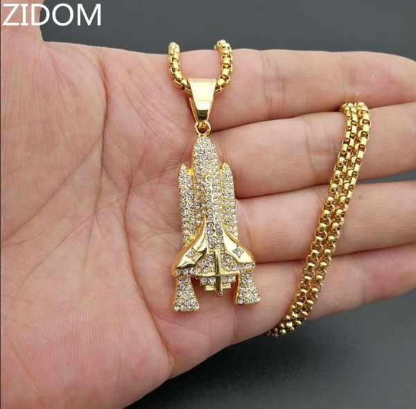pendant necklaces men hip hop iced out rocket shape stainless steel with cz stone male pendants necklace hiphop jewelry gifts, Silver
pendant necklaces men hip hop iced out rocket shape stainless steel with cz stone male pendants necklace hiphop jewelry gifts, Silver