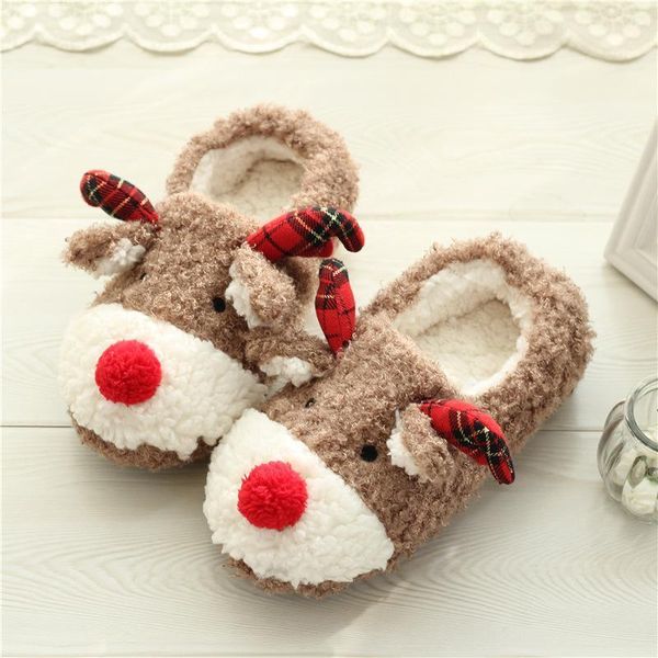 women indoor slippers cute cartoom deer flat shoes winter warm plush non-slip flip flops female lovely cotton home1, Black
women indoor slippers cute cartoom deer flat shoes winter warm plush non-slip flip flops female lovely cotton home1, Black