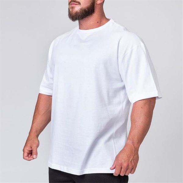 men's t-shirts plus size t-shirt pure cotton sports 2021, White;black 
men's t-shirts plus size t-shirt pure cotton sports 2021, White;black
