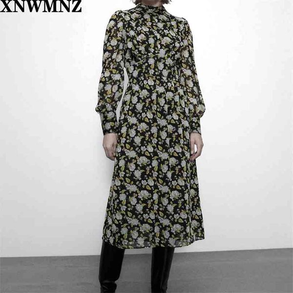women fashion printed midi dress ladies vintage round neck long sleeves waist pleats semi-sheer fabric dresses female 210520, Black;gray
women fashion printed midi dress ladies vintage round neck long sleeves waist pleats semi-sheer fabric dresses female 210520, Black;gray