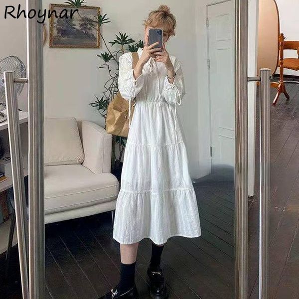 casual dresses dress women fashion mid-calf students solid party spring female vestidos simple minimalist all-match streetwear long sleeve c, Black;gray
casual dresses dress women fashion mid-calf students solid party spring female vestidos simple minimalist all-match streetwear long sleeve c, Black;gray