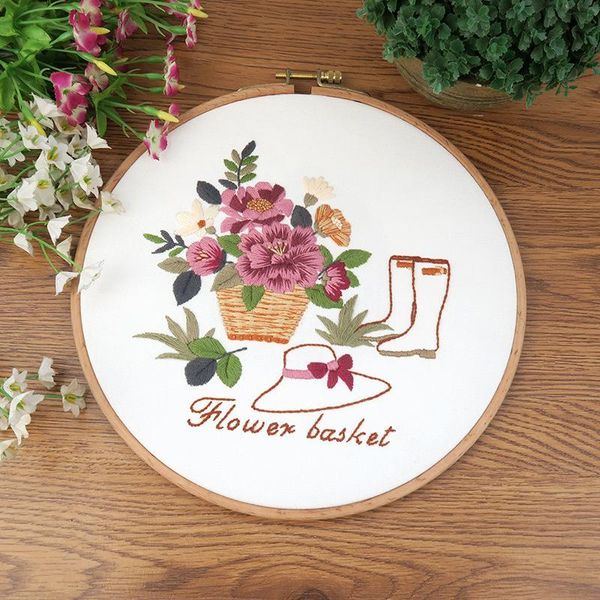 embroidery cross stitch kits with hoop flower basket pattern for beginner sewing craft art handicraft painting home decor other arts and cra
embroidery cross stitch kits with hoop flower basket pattern for beginner sewing craft art handicraft painting home decor other arts and cra
