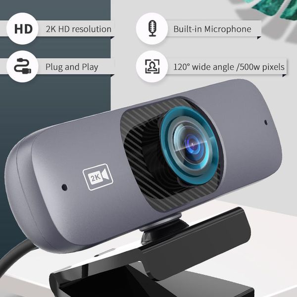 webcam 2k 120° wide angle pc/computer camera 500w pixel web cam usb with microphone 2560*1440p webcams
webcam 2k 120° wide angle pc/computer camera 500w pixel web cam usb with microphone 2560*1440p webcams