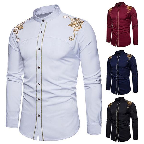 new style men's business casual long-sleeved shirts, western denim shirts, White;black
new style men's business casual long-sleeved shirts, western denim shirts, White;black