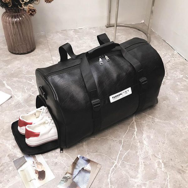 duffel bags men and women pu travel bag korean version of the letter large capacity sports fitness
duffel bags men and women pu travel bag korean version of the letter large capacity sports fitness