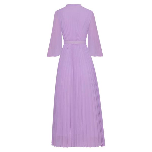 casual dresses excellent quality est 2021 designer runway 3/4 sleeve bow collar pleated dress, Black;gray
casual dresses excellent quality est 2021 designer runway 3/4 sleeve bow collar pleated dress, Black;gray