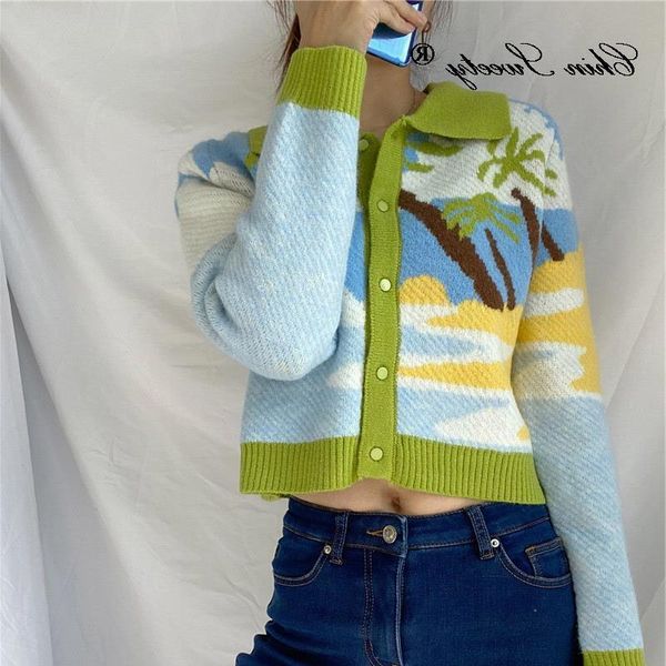 women's sweaters mulher vintage turn-down collar camisolas curtas de malha coqueiro seasi cardigans nico breasted doce senhora camisola, White;black
women's sweaters mulher vintage turn-down collar camisolas curtas de malha coqueiro seasi cardigans nico breasted doce senhora camisola, White;black