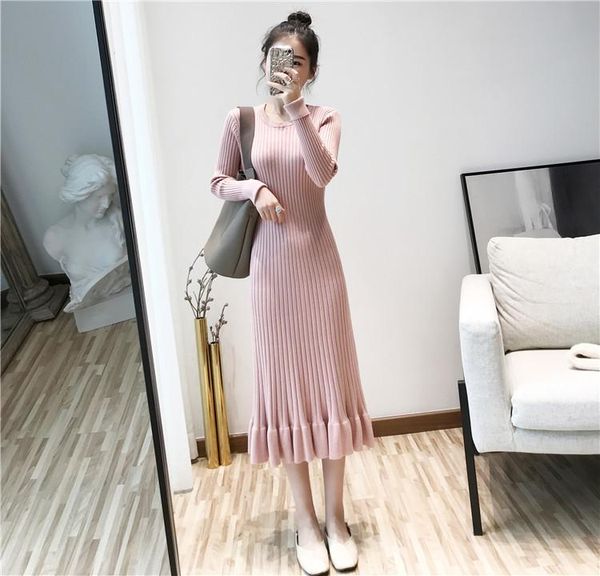 casual dresses 2021 autumn winter women long maxi knitted sweater elegant vintage mermaid dress pullover vestidos robe femme cardigan, Black;gray
casual dresses 2021 autumn winter women long maxi knitted sweater elegant vintage mermaid dress pullover vestidos robe femme cardigan, Black;gray
