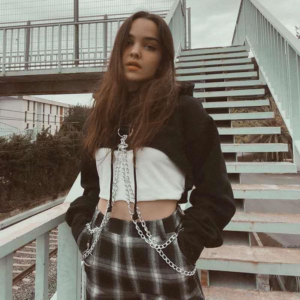 women's hoodies & sweatshirts black cropped hooded sweatshirt women loose patchwork pullover fashion sweat femme streetwear
women's hoodies & sweatshirts black cropped hooded sweatshirt women loose patchwork pullover fashion sweat femme streetwear