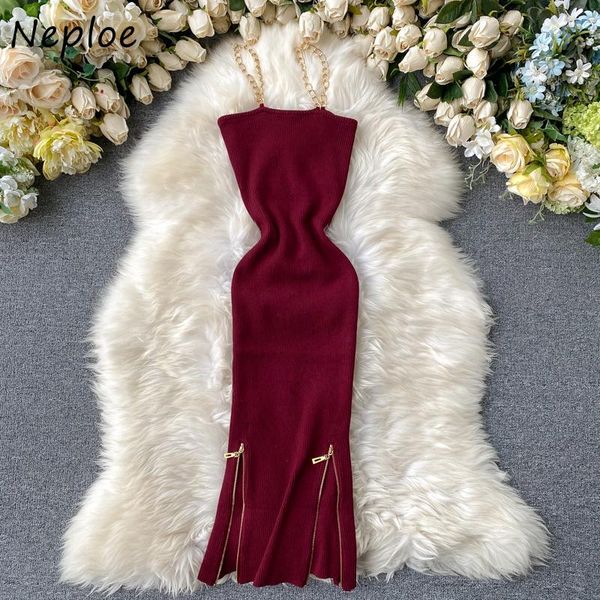 casual dresses neploe simple camis zipper knit bodycon vestidos slim fit femme dress summer 2021 chain shoulder strapless women, Black;gray
casual dresses neploe simple camis zipper knit bodycon vestidos slim fit femme dress summer 2021 chain shoulder strapless women, Black;gray
