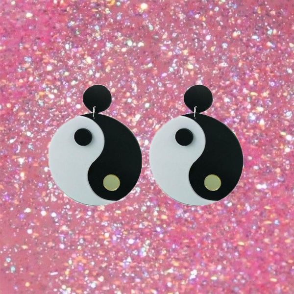 dangle & chandelier goth black white yin yang earrings for women punk hip hop cool 90s aesthetic tai chi acrylic earring charms y2k jewelry, Silver
dangle & chandelier goth black white yin yang earrings for women punk hip hop cool 90s aesthetic tai chi acrylic earring charms y2k jewelry, Silver