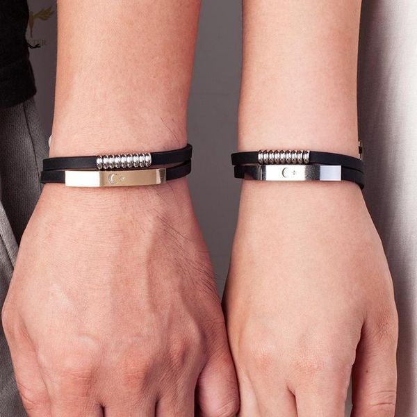 bangle turkey star moon bracelet stainless steel accessories double strap silicone couple turkish jewelry men women, Black
bangle turkey star moon bracelet stainless steel accessories double strap silicone couple turkish jewelry men women, Black