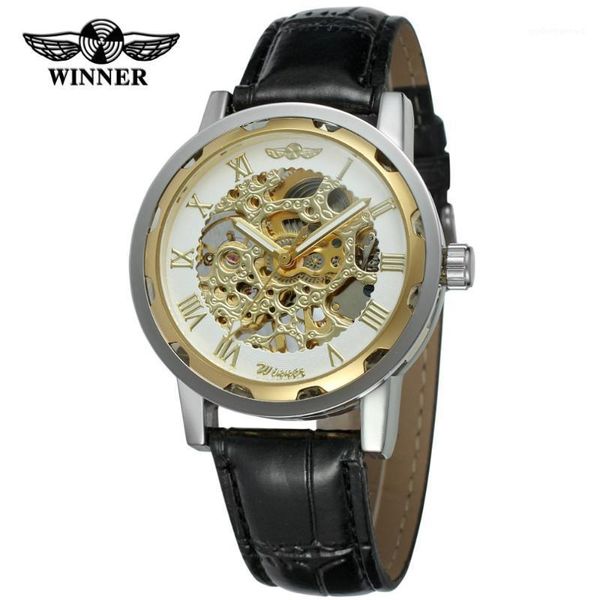 classic skeleton silver color dial gold alloy case leather mechanical relojes de hombre luxury winner gift watch wrg8008m3t4 wristwatches, Slivery;brown
classic skeleton silver color dial gold alloy case leather mechanical relojes de hombre luxury winner gift watch wrg8008m3t4 wristwatches, Slivery;brown