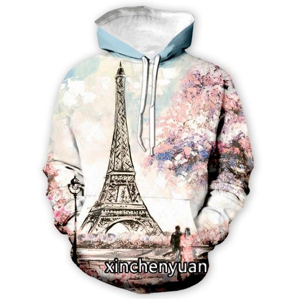men's hoodies & sweatshirts xinchenyuan men/women eiffel tower 3d printed long sleeve hoodie fashion sweatshirt men sport pullover a61, Black
men's hoodies & sweatshirts xinchenyuan men/women eiffel tower 3d printed long sleeve hoodie fashion sweatshirt men sport pullover a61, Black