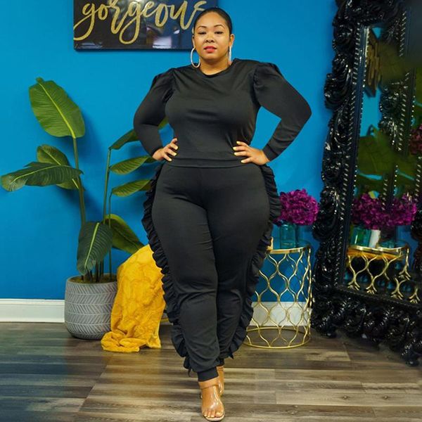 plus size tracksuits 5xl for women fall clothes black two piece set long sleeve and pants sets womens outfits wholesale drop
plus size tracksuits 5xl for women fall clothes black two piece set long sleeve and pants sets womens outfits wholesale drop