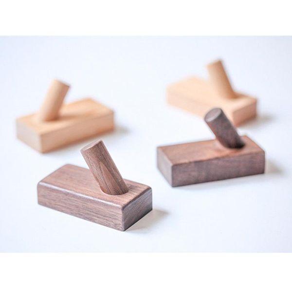 nordic style wood wall coat hook simple wooden hanging hat hooks with screw for home bedroom (beech/black walnut) & rails
nordic style wood wall coat hook simple wooden hanging hat hooks with screw for home bedroom (beech/black walnut) & rails