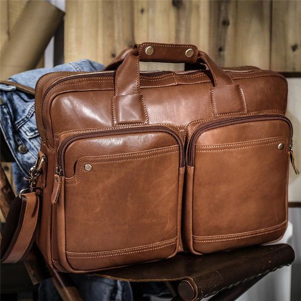 briefcases large men genuine leather handbag fashion men's functional office travel messenger bags male lapshoulder
briefcases large men genuine leather handbag fashion men's functional office travel messenger bags male lapshoulder