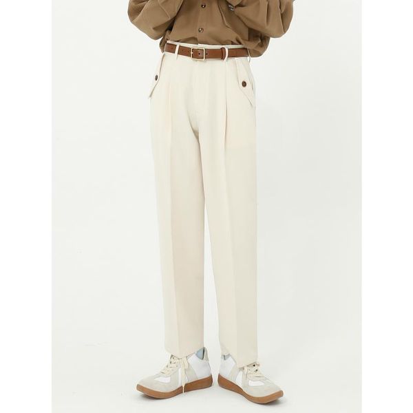men casual straight ankle-length suit pant male streetwear fashion trousers pants men's, Black
men casual straight ankle-length suit pant male streetwear fashion trousers pants men's, Black
